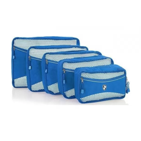  Комплект органайзери HEYS ECO PACKING CUBE 5PC SET II СИНЬО 