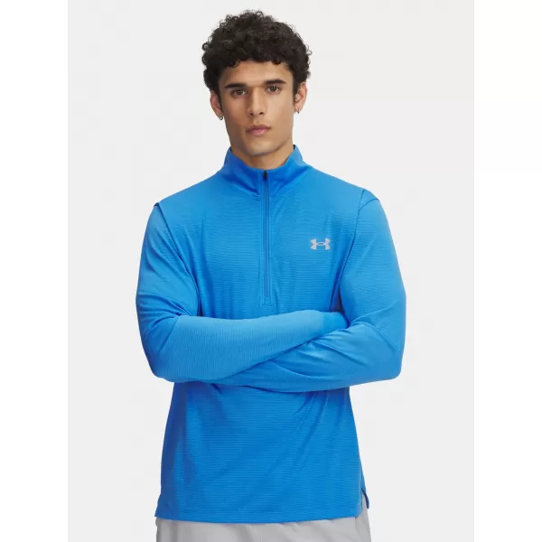  Мъжка тениска UNDER ARMOUR UA LAUNCH 1/4 ZIP 6005542-402 СИНЬО 
