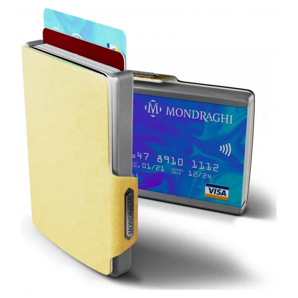  Портфейл MONDRAGHI SAFFIANO ЗЛАТО 