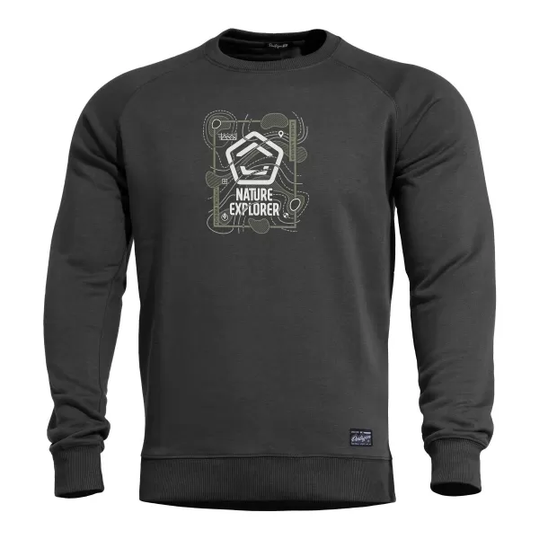  Суичър PENTAGON HAWK SWEATER NATURE EXPLORER K09019 ЧЕРЕН 