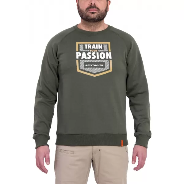  Суичър PENTAGON HAWK SWEATER K09019-TP ЧЕРЕН 