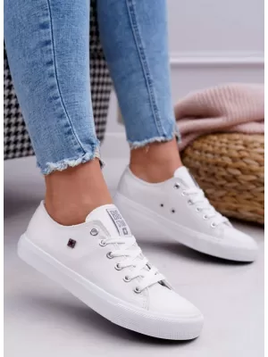 Дамски маратонки BIG STAR NN276001 WHITE Big Star Shoes