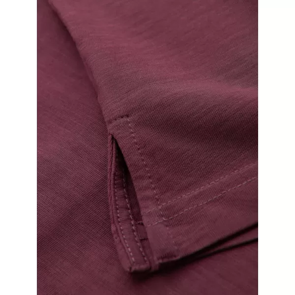  Мъжки t -риза с яка OMBRE OM-POWS-0142 MAROON 