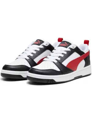 Бебешки обувки PUMA REBOUND V6 LO JR 39383304 PUMA WHITE/RED/BLACK