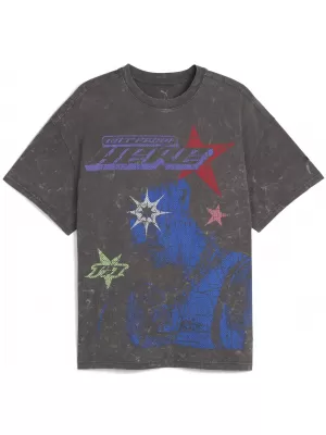 Риза PUMA LAMELO STAR VISION GRAPHIC TEE 63243801 НИТРАТИ СИВО