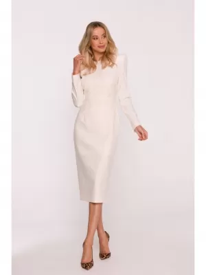 Рокля STYLOVE S412 СЛОНОВА КОСТ