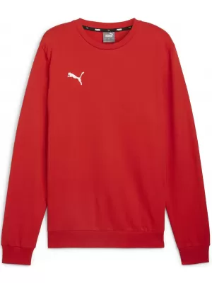 Мъжки суичър PUMA TEAMGOAL CASUALS CREW NECK S 658592_01 PUMA RED/PUMA WHITE
