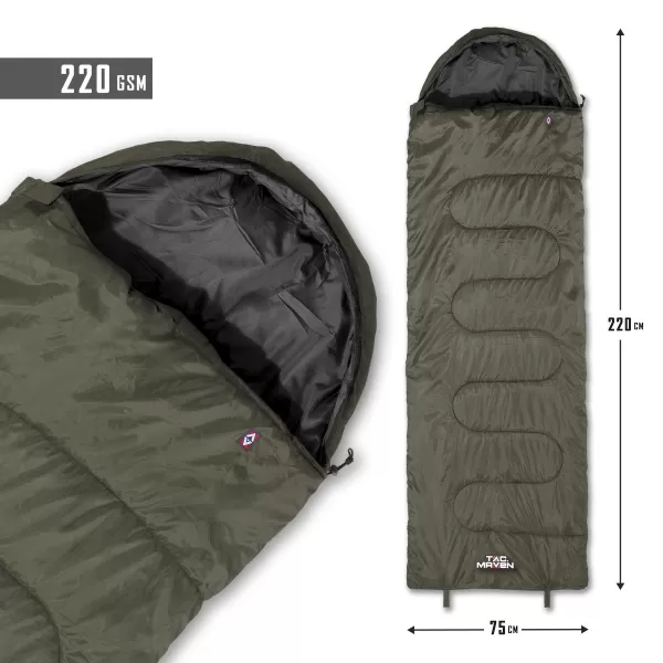  Спален чувал PENTAGON SENTINEL SLEEPING BAG 220GR/M² D19001 КАФЯВО СИВО 