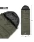 Спален чувал PENTAGON SENTINEL SLEEPING BAG 220GR/M² D19001 КАФЯВО СИВО