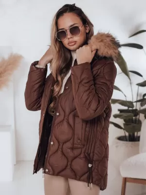 Дамско яке DSTREET TY5013 БРАУН