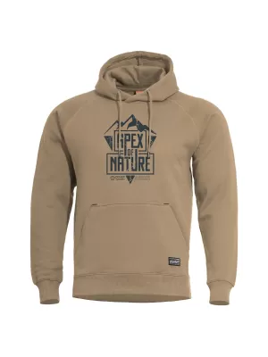 Суичър PENTAGON PHAETON HOOD SWEATER APEX OF NATURE K09021 ТЕН КАФЯВО