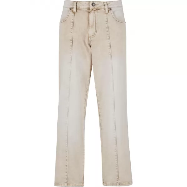  Мъжки дънки URBAN CLASSICS TB7605 БЯЛО МРЪСНО ИЗПРАНО 