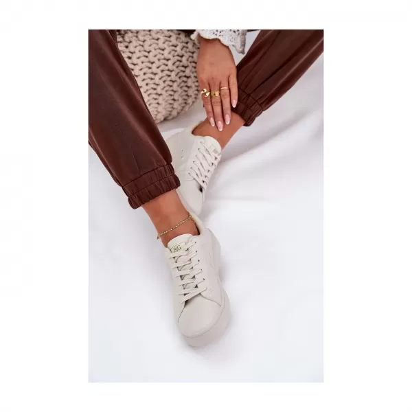  Дамски маратонки BIG STAR NN274578 BEIGE Big Star Shoes 