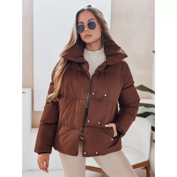  Дамско яке DSTREET TY4958 БРАУН 