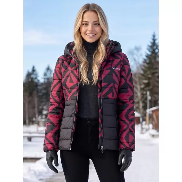  Дамско яке KIXMI VERONICA ЧЕРНО/БОРДО 