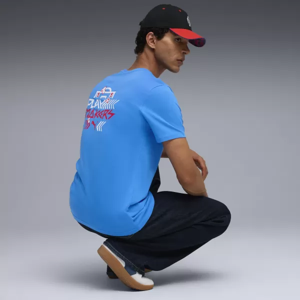  Риза PUMA NEYMAR JR PLAYMAKER TEE 66032110 PUMA TEAM ROYAL/PUMA RED 