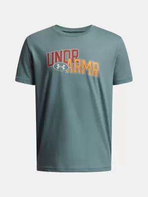 Момчешка тениска UNDER ARMOUR UA OVERLAY WM SS 6005069-323 ЗЕЛЕНО