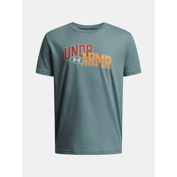  Момчешка тениска UNDER ARMOUR UA OVERLAY WM SS 6005069-323 ЗЕЛЕНО 