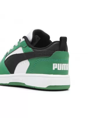Ботуши PUMA REBOUND V6 LO PS 39383405 PUMA WHITE/PUMA BLACK/GREEN