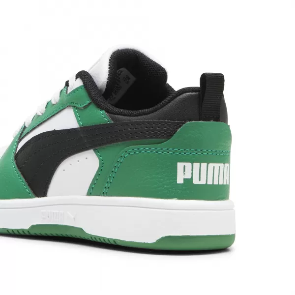  Ботуши PUMA REBOUND V6 LO PS 39383405 PUMA WHITE/PUMA BLACK/GREEN 