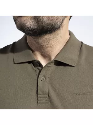 Мъжка тениска с яка PENTAGON MOTH PIQUET POLO SHIRT K09047 БЯЛО