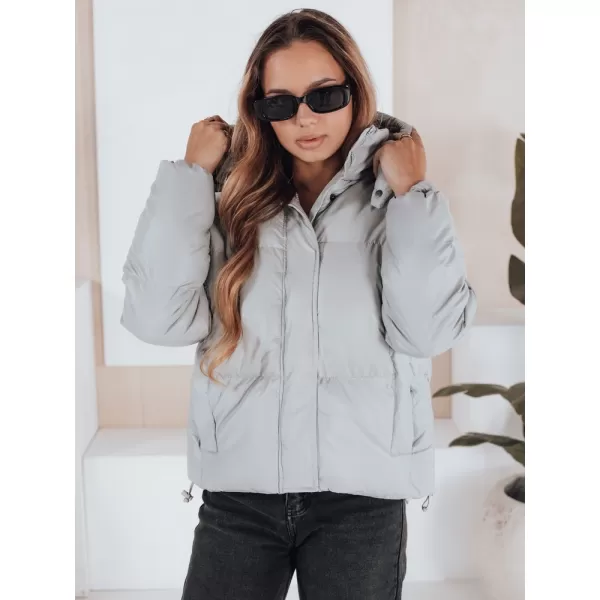  Дамско яке DSTREET TY5190 СВЕТЛО СИВО 