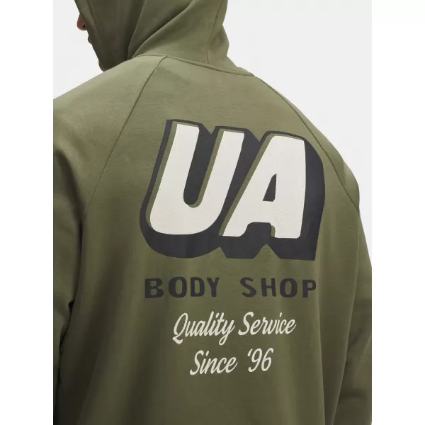  Мъжки суичър UNDER ARMOUR UA RIVAL FLEECE HBR LOGO HD 6003955-390 ЗЕЛЕНО 