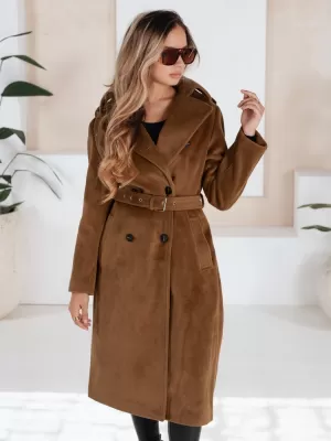 Дамско палто DSTREET NY0761 КАФЯВО