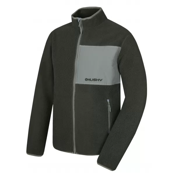  Мъжки суичър HUSKY ADDY ZIP M ИЗБЕЛЯЛО ЗЕЛЕНО 