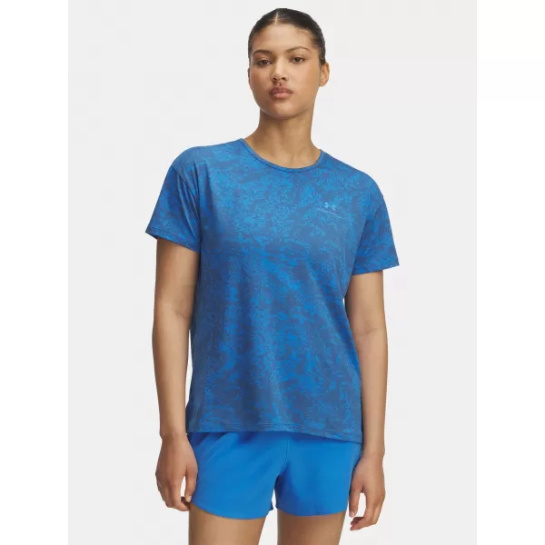  Дамска тениска UNDER ARMOUR VANISH ENERGY SS 2.0 PRINT 1389222-402 СИНЬО 