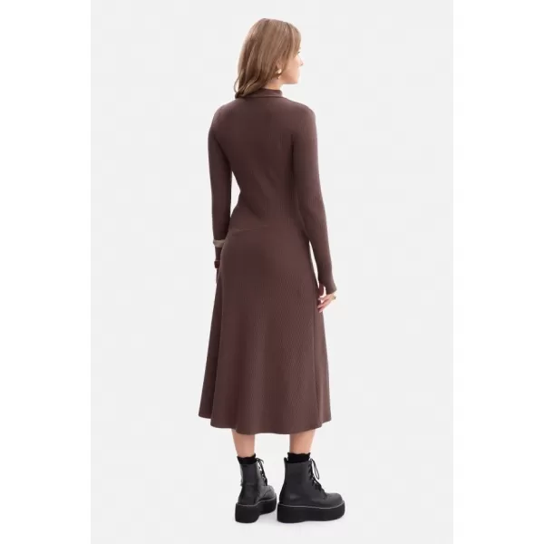  Рокля BEWEAR B299 КАФЯВО 