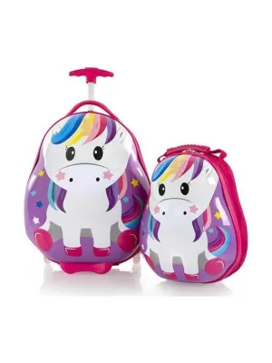 Комплект куфари HEYS TRAVEL TOTS KIDS ЕДНОРОГ