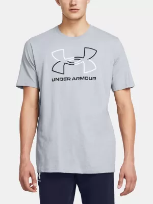 Мъжка тениска UNDER ARMOUR UA GL FOUNDATION UPDATE SS 1382915-011 СИВО