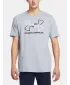 Мъжка тениска UNDER ARMOUR UA GL FOUNDATION UPDATE SS 1382915-011 СИВО