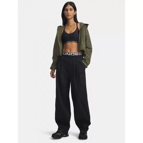  Дамски спортен панталон UNDER ARMOUR UA UNSTOPPABLE WVN PLEAT PT 6007027-001 ЧЕРЕН 