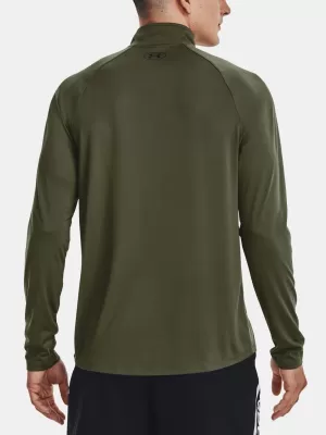 Мъжка тениска UNDER ARMOUR UA TECH 2.0 1/2 ZIP 1328495-392 ЗЕЛЕНО