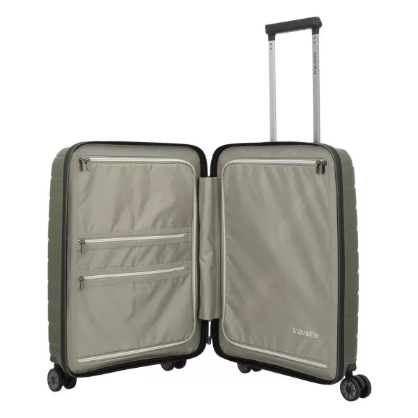  куфар TRAVELITE AIR BASE 4W S FRONT POCKET МАСЛИНА 