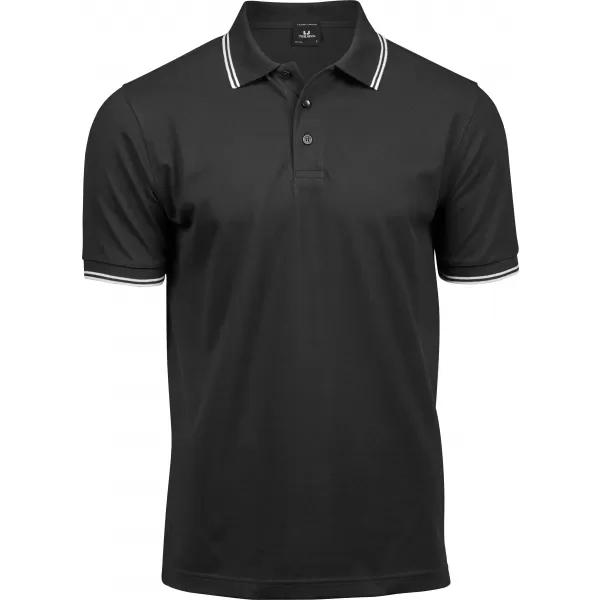  Мъжка тениска TEE JAYS | TJ 1407 ЧЕРНО/БЯЛО 