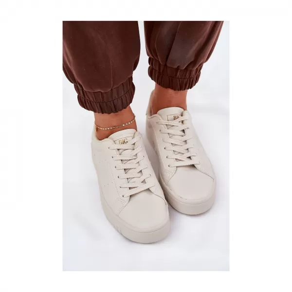  Дамски маратонки BIG STAR NN274578 BEIGE Big Star Shoes 