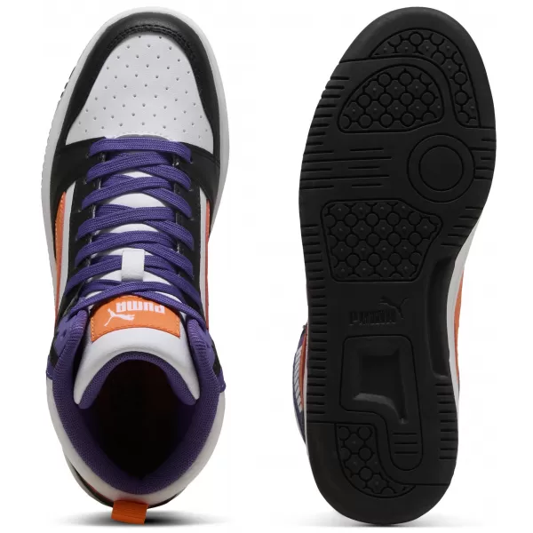  Бебешки обувки PUMA REBOUND V6 MID JR 39383134 PUMA WHITE/ORANGE GLO/BLACK 