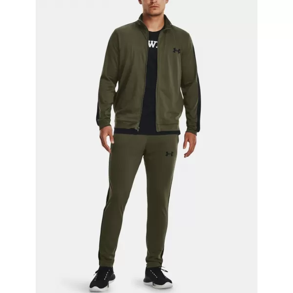  Мъжки комплект UNDER ARMOUR UA KNIT TRACK SUIT 1357139-390 ЗЕЛЕНО 
