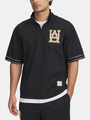 Мъжка тениска UNDER ARMOUR COURTSIDE SHIRT 1390122-001 ЧЕРЕН