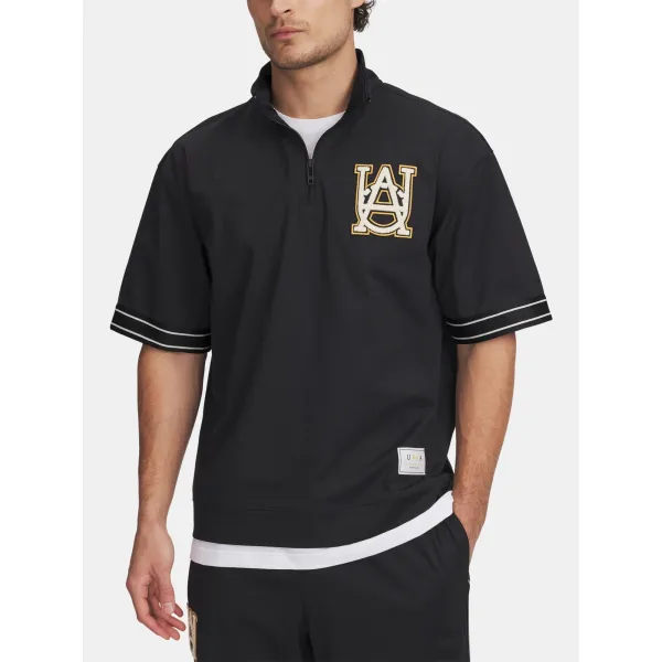  Мъжка тениска UNDER ARMOUR COURTSIDE SHIRT 1390122-001 ЧЕРЕН 