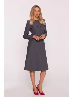 Рокля STYLOVE S413 СИВО