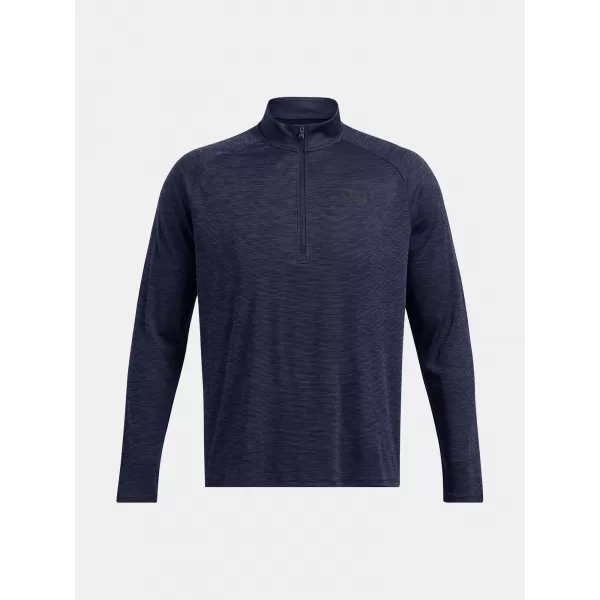  Мъжка тениска UNDER ARMOUR UA TECH TEXTURED 1/2 ZIP 1382797-410 СИНЬО 