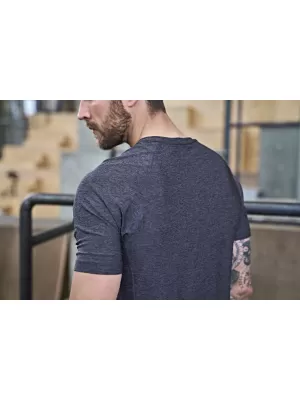 Мъжка тениска TEE JAYS | TJ 7020 ЧЕРЕН МЕЛАНЖ