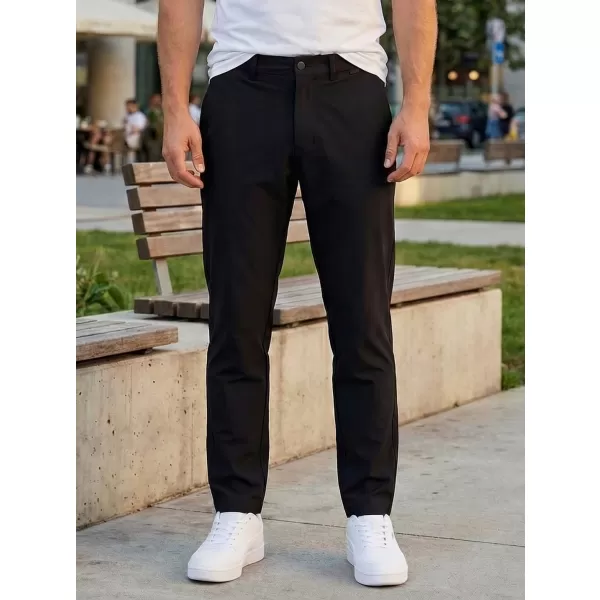  Мъжки панталон ALTISPORT ATS TROUSER SLIM-FIT ЧЕРЕН 