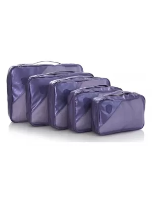 Комплект органайзери HEYS METALLIC PACKING CUBE 5PC НАВИЦИ