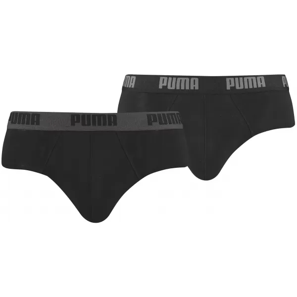  Мъжки брифи PUMA BASIC BRIEF 2P 88910006 ЧЕРНО/ЧЕРНО 