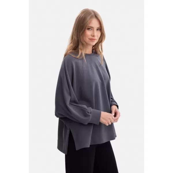  Дамски суичър BEWEAR B306 СТОМАНА 